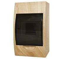 Бокс пластиковый EKF PROxima ЩРН-П-4 (200x112x92мм) IP41 светлое дерево  картинка 